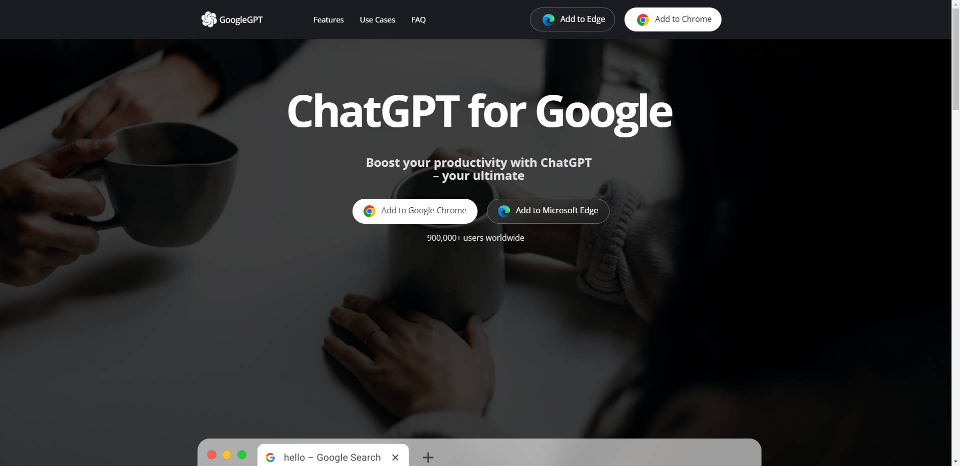 SearchGPT for Chrome gallery image