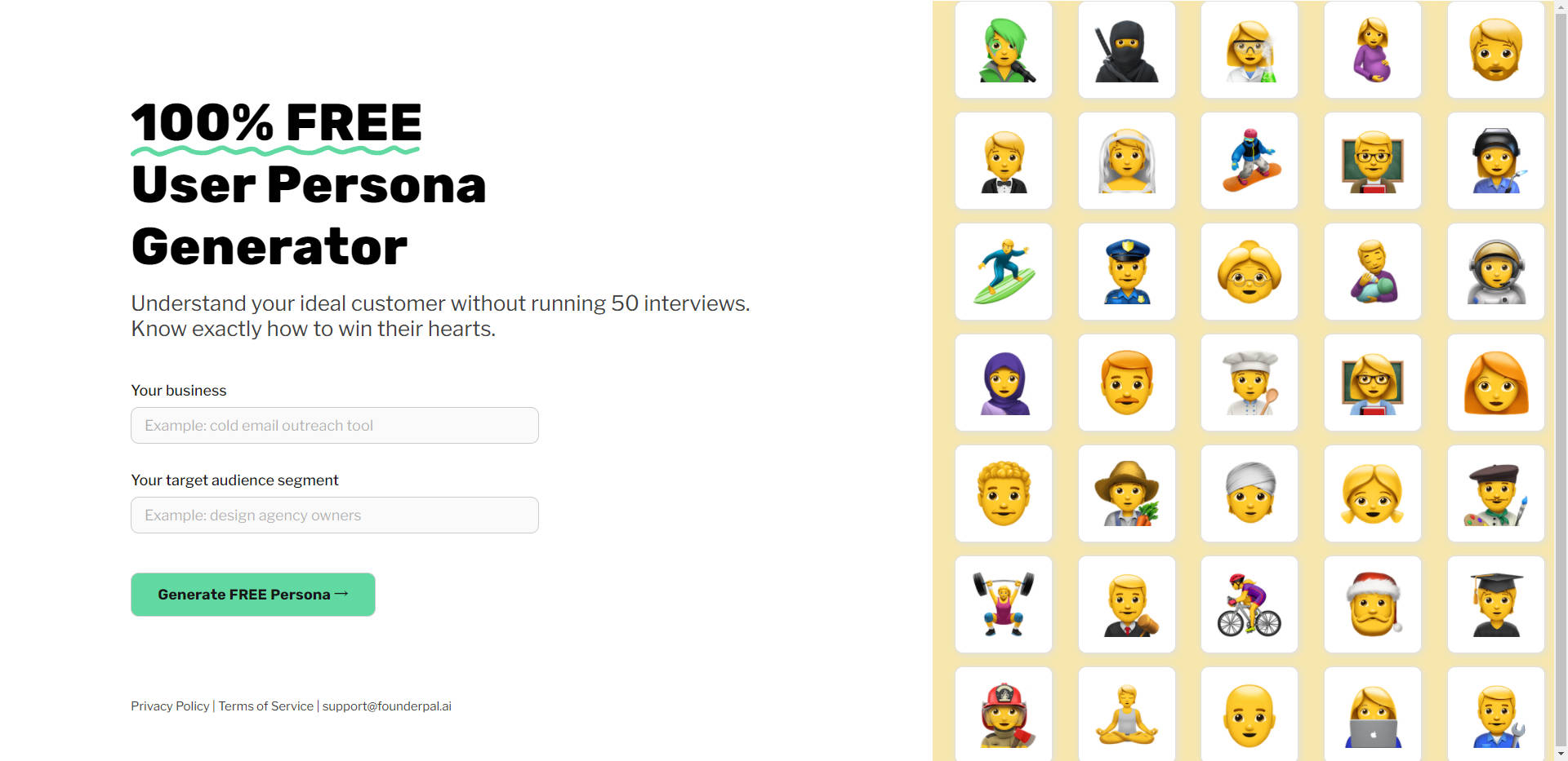 User Persona Generator gallery image