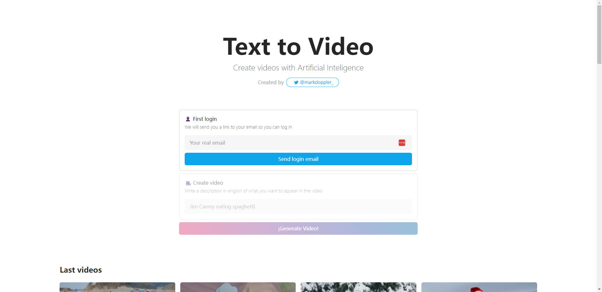 Text to Video gallery image