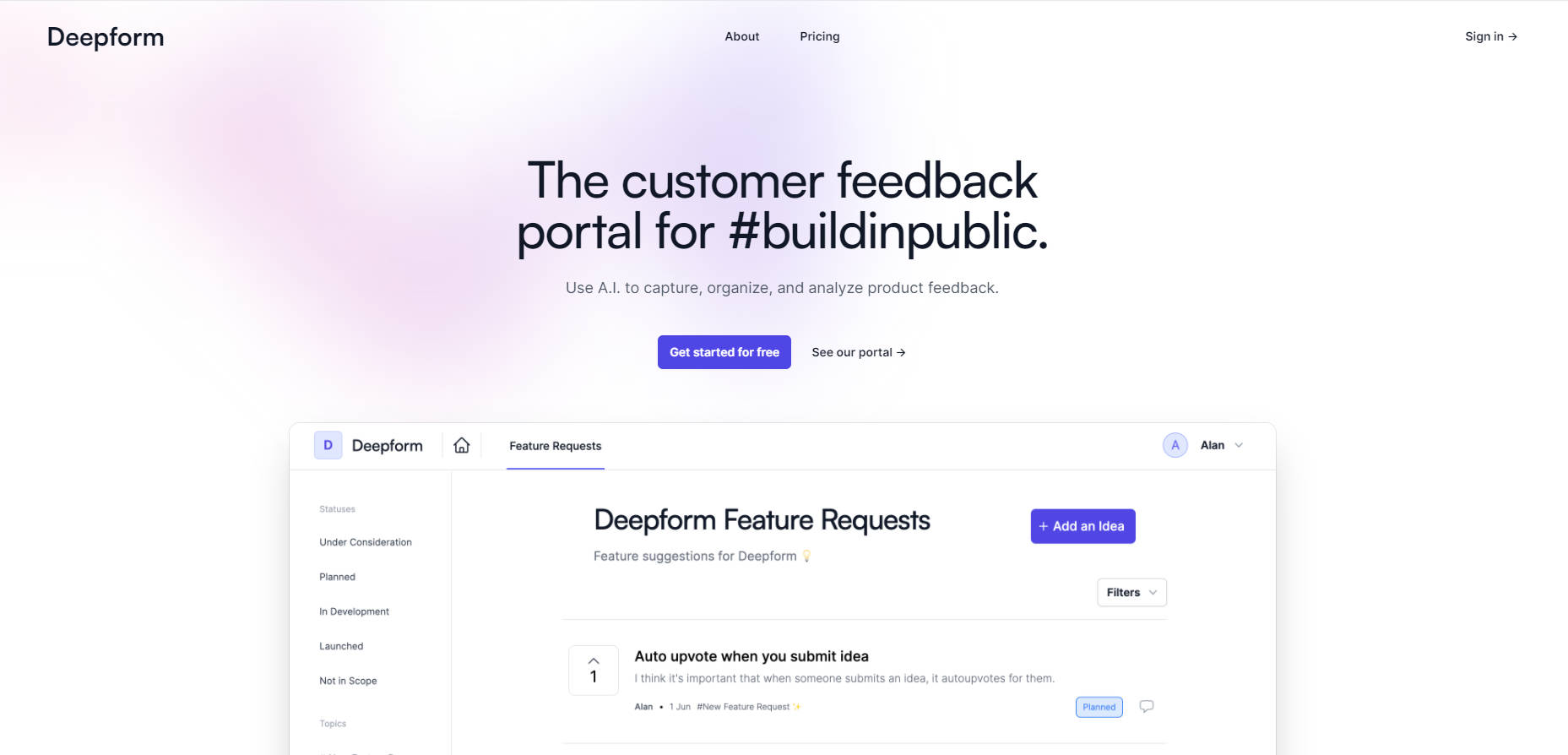 Deepform gallery image