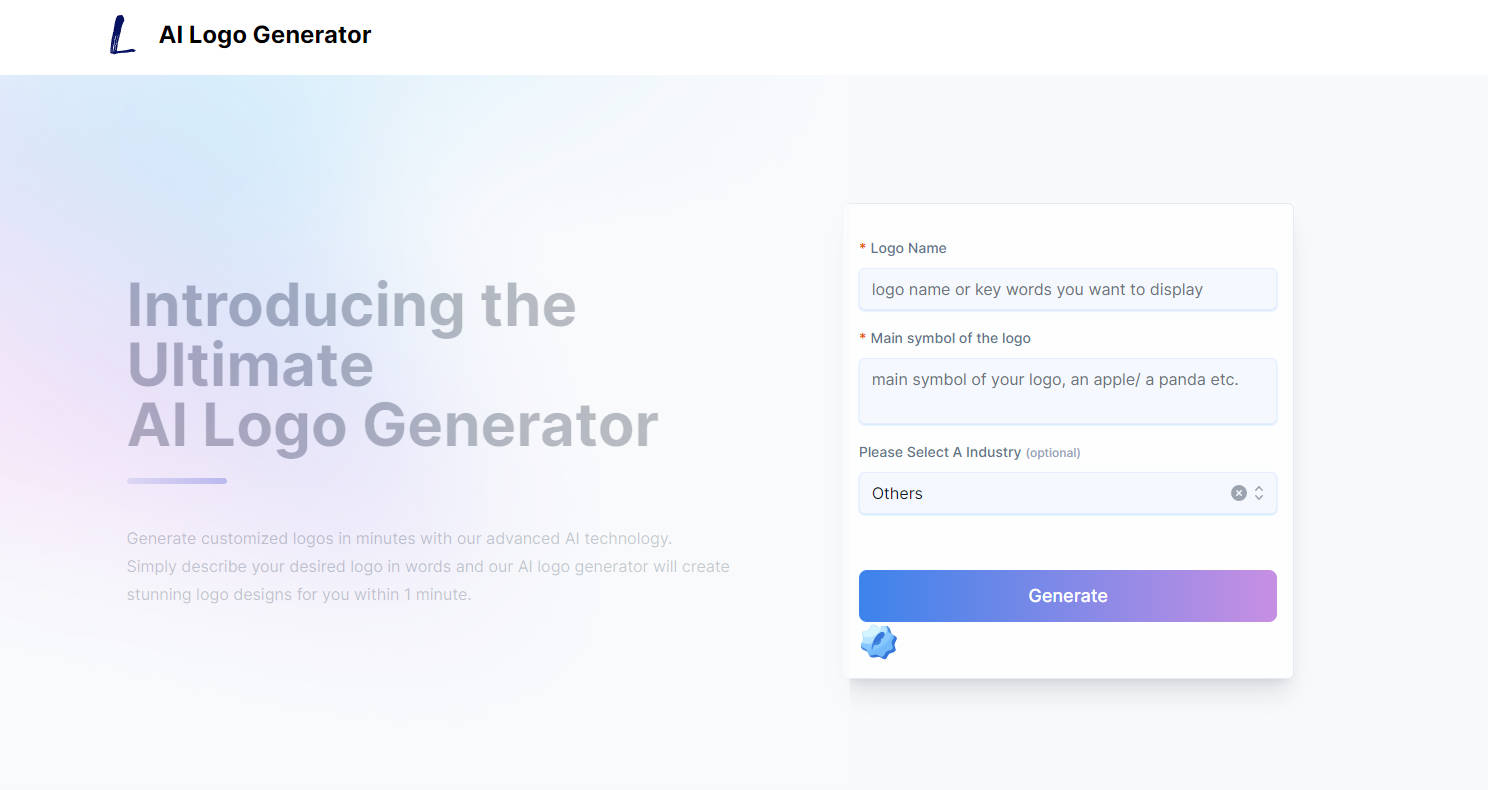 AI Logo Generator gallery image