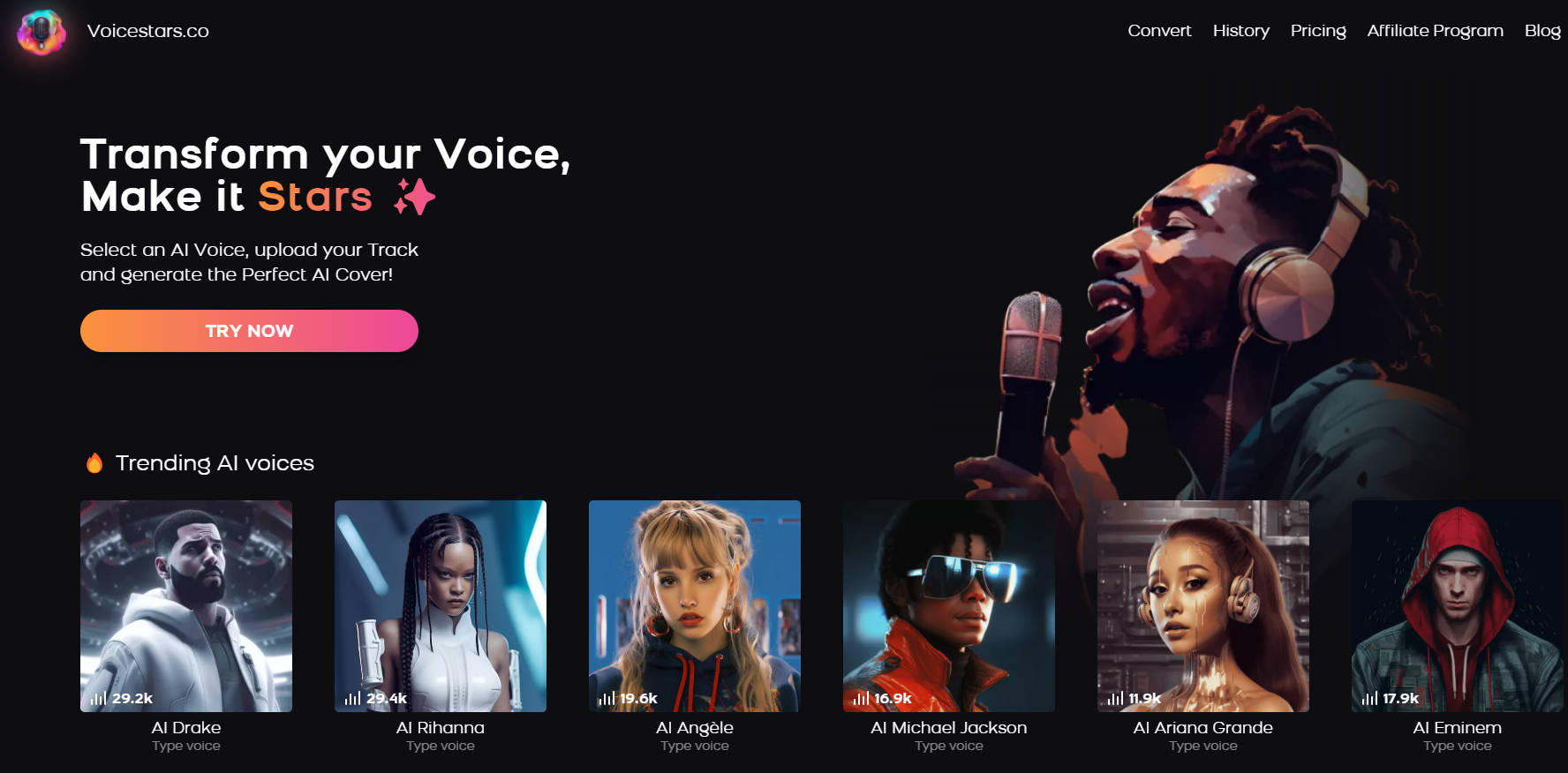 Voicestars gallery image