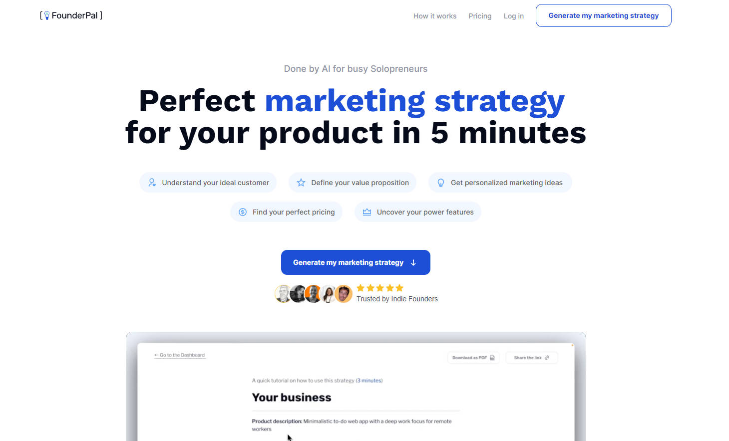Marketing Strategy Generator gallery image