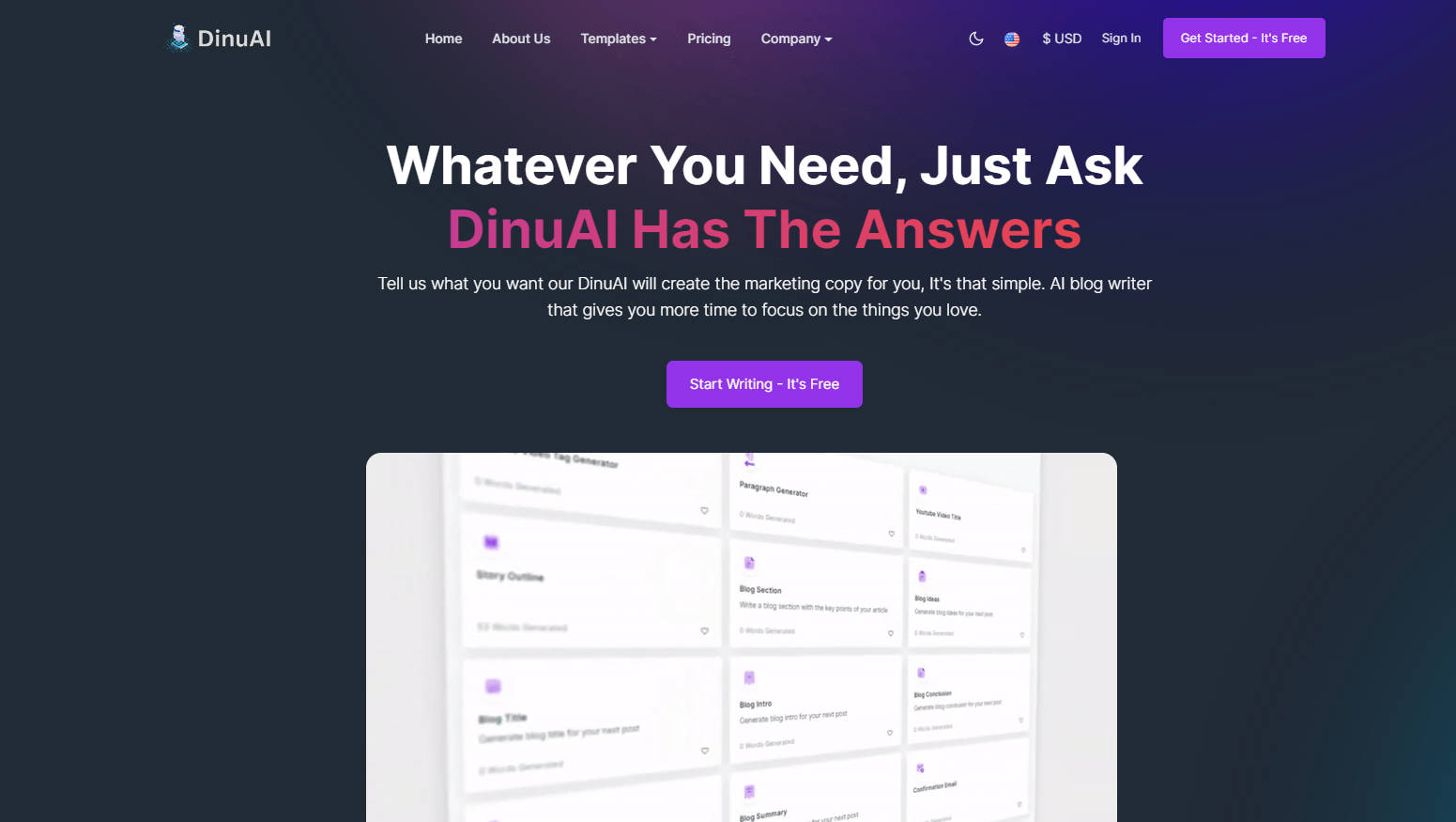 DinuAI gallery image