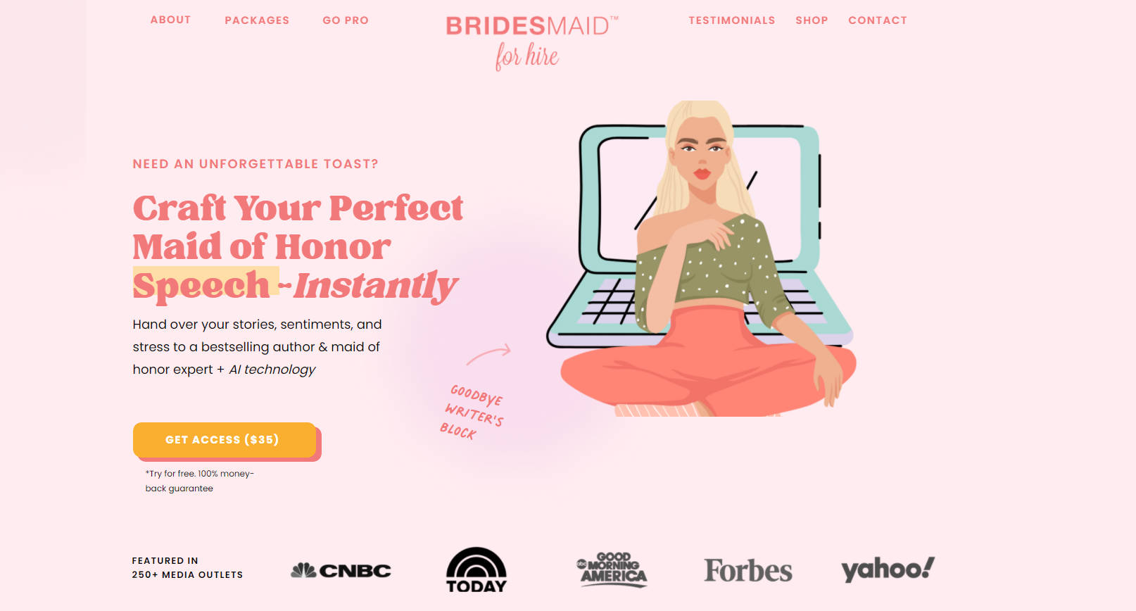 AI Maid of Honor Speech Writing Tool gallery image