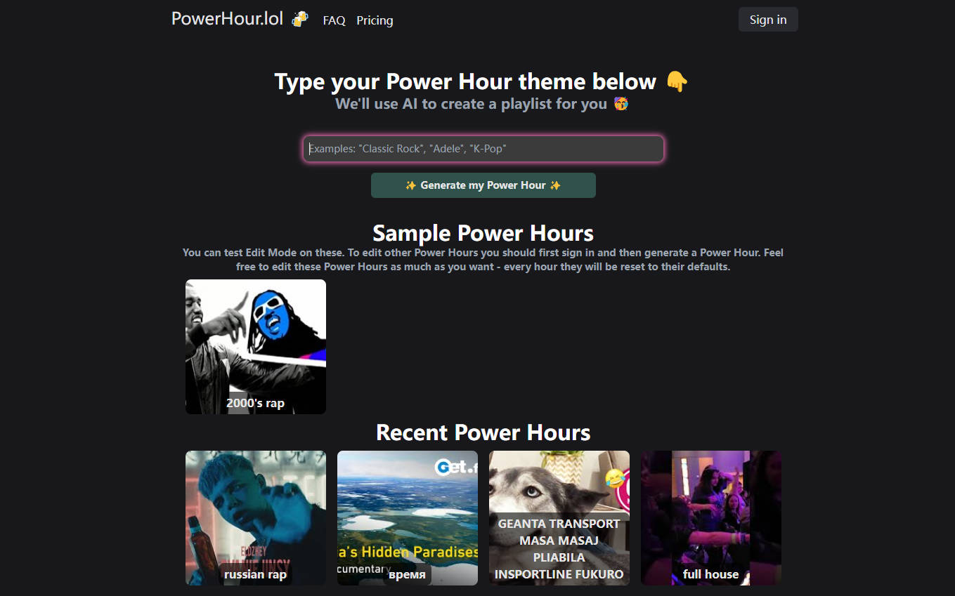 PowerHour.lol gallery image