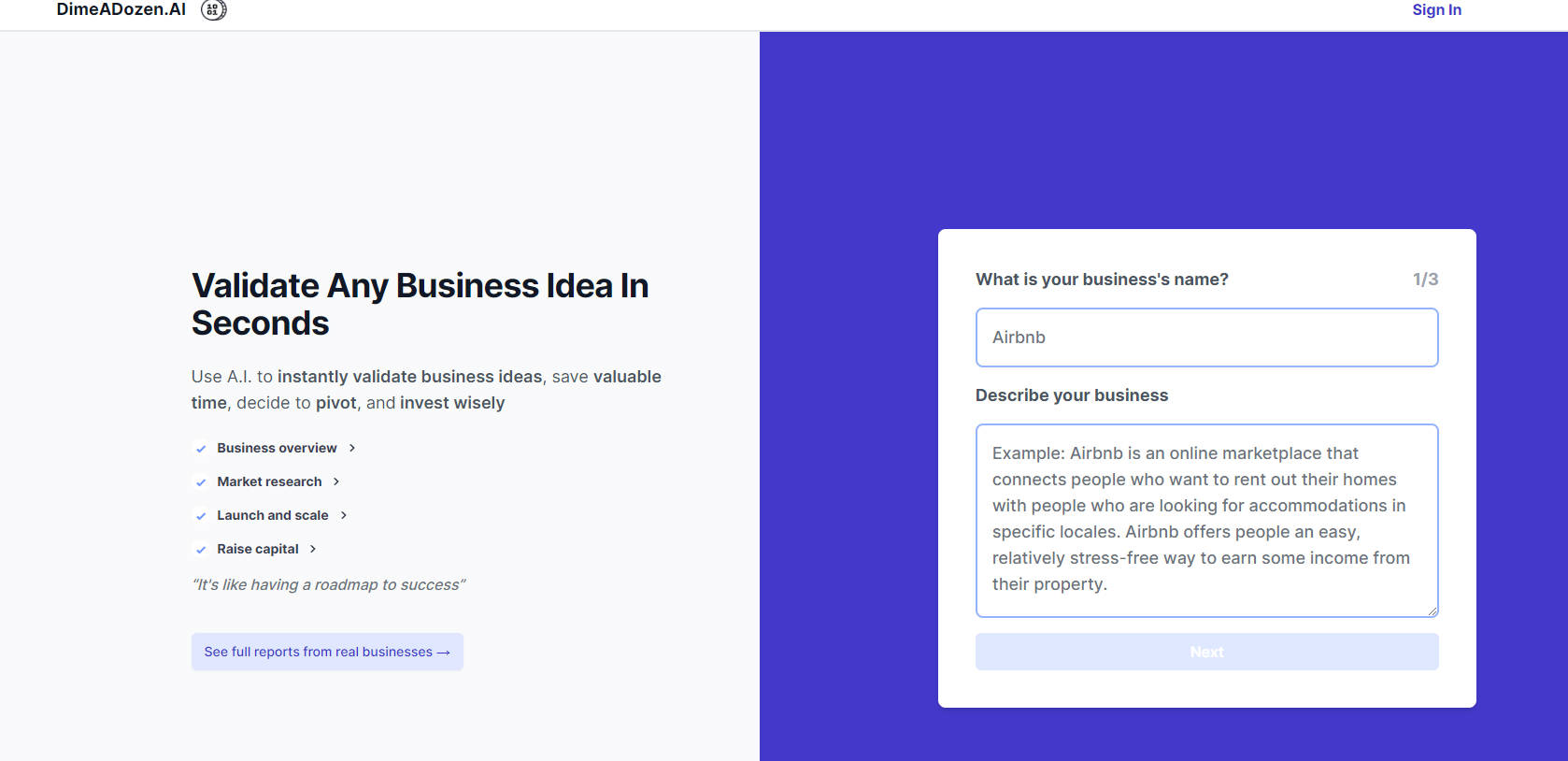DimeADozen.ai gallery image