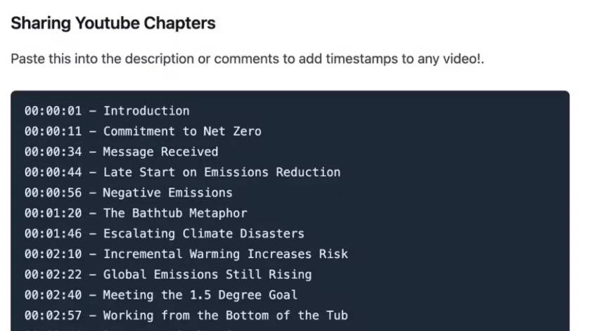 Youtube Chapters gallery image