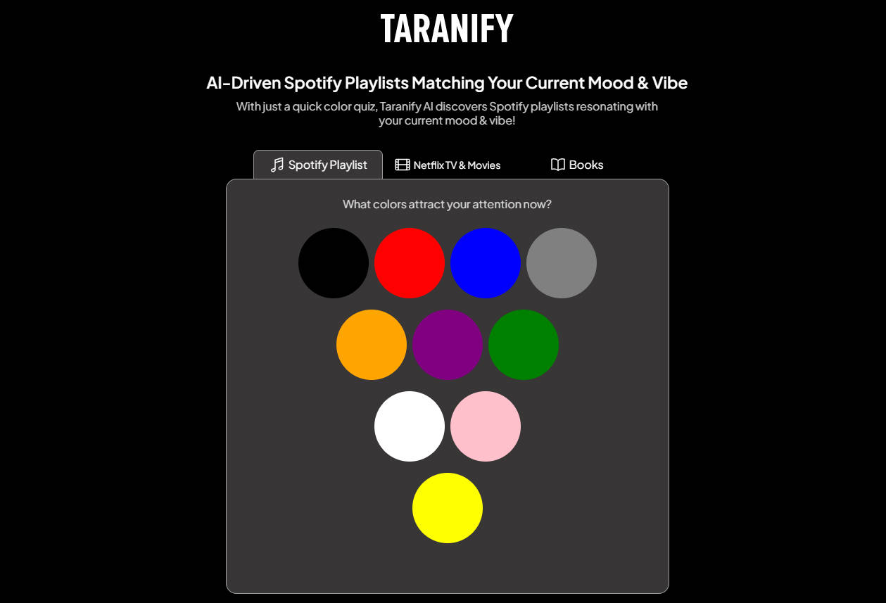 Taranifyapp gallery image