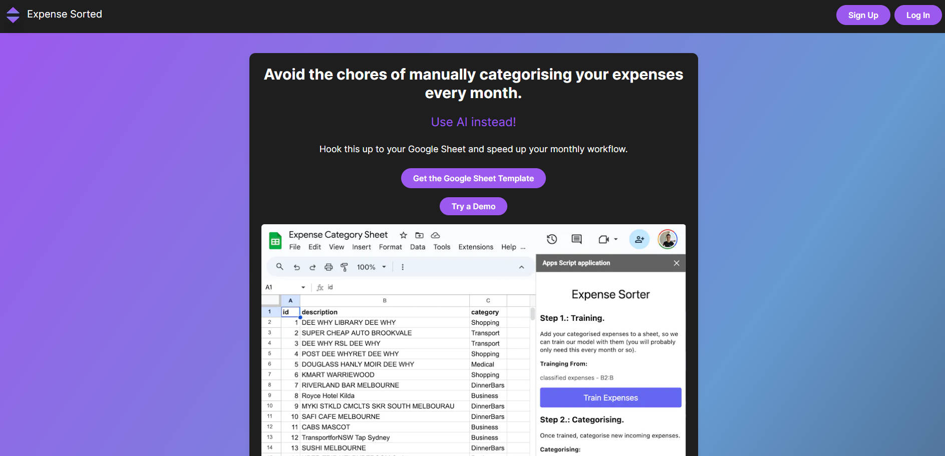 Expense Sorted gallery image