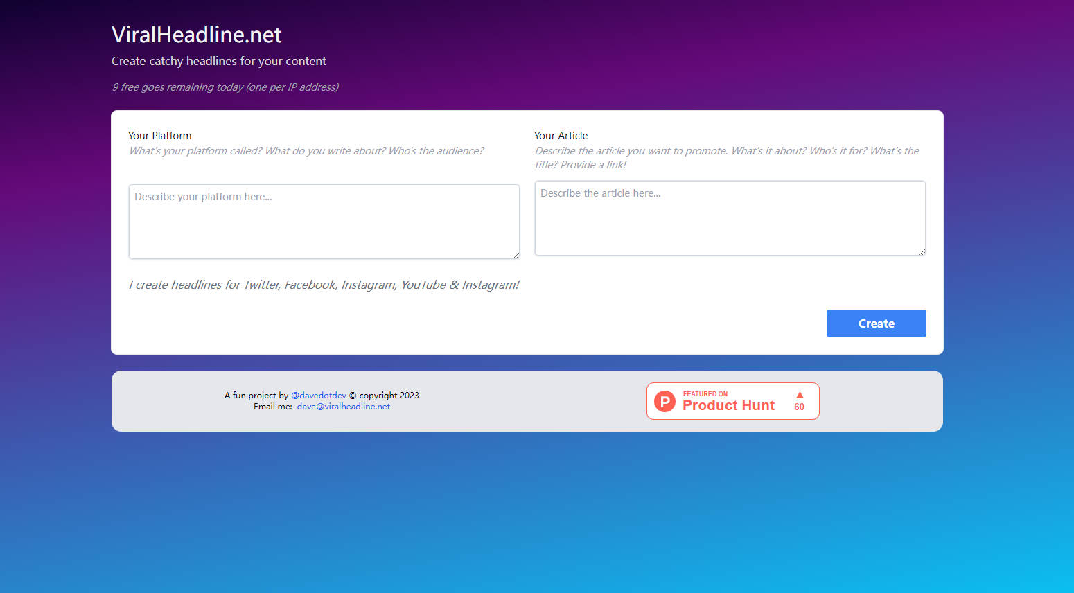 Viral Headline Generator gallery image
