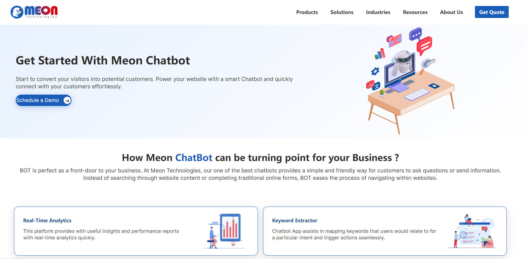 Meon's Chatbot Online Innovations! gallery image