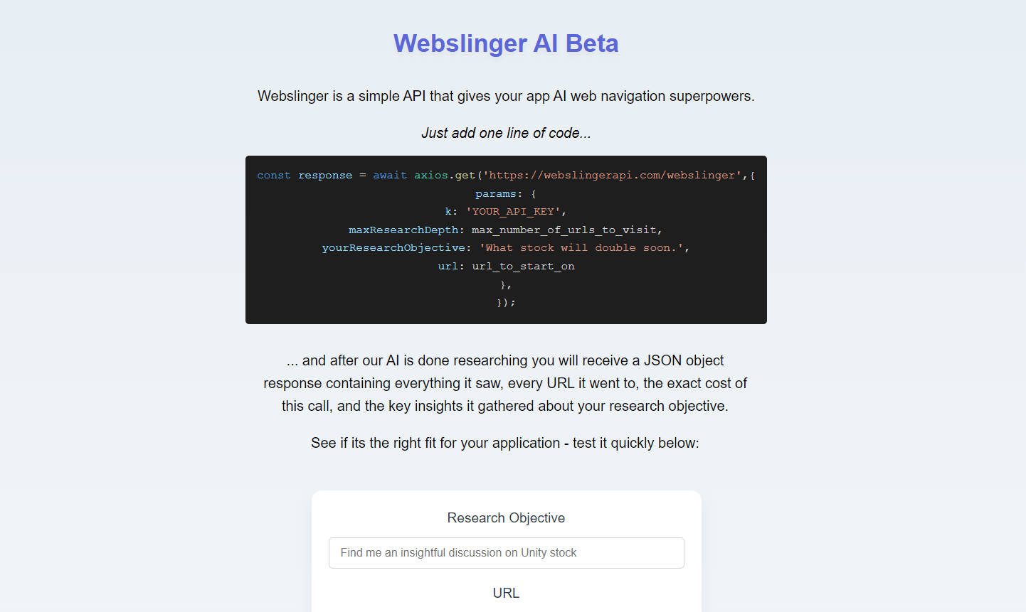 Webslinger AI gallery image