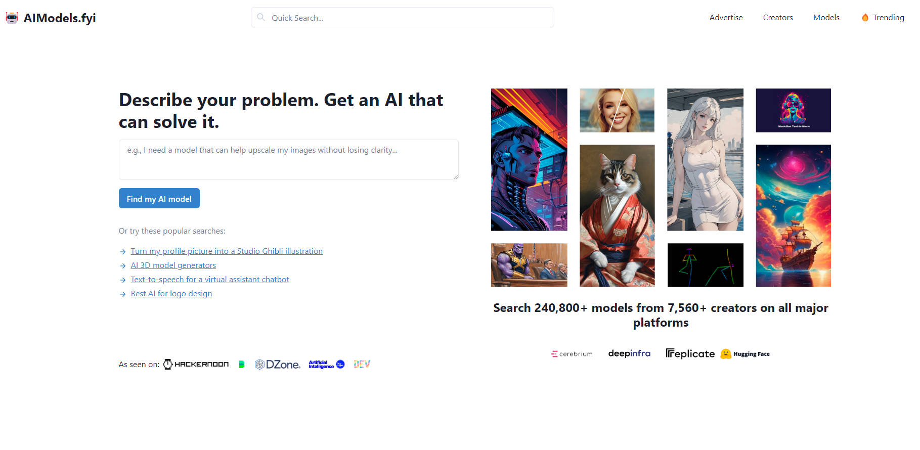 AIModels.fyi gallery image