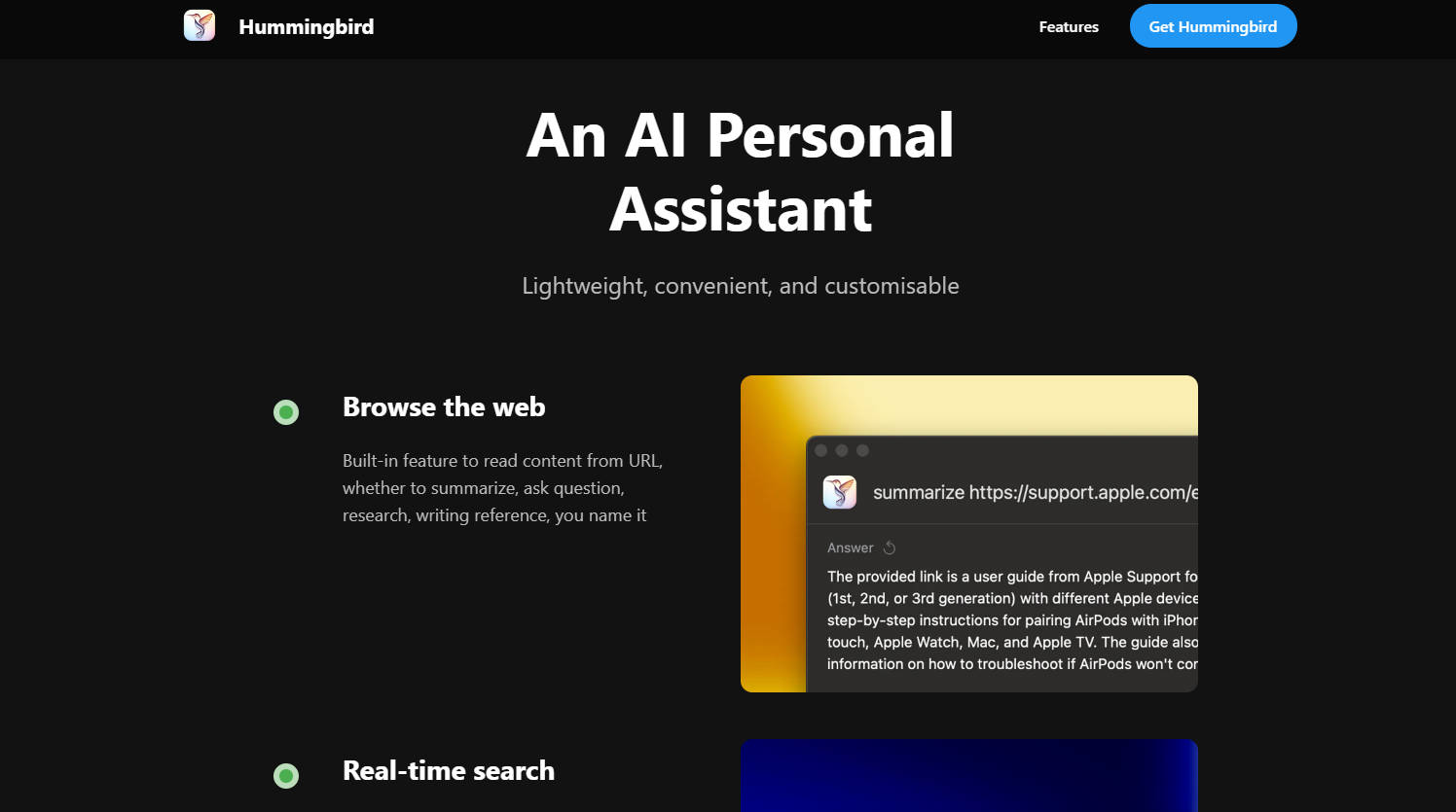 Hummingbird gallery image