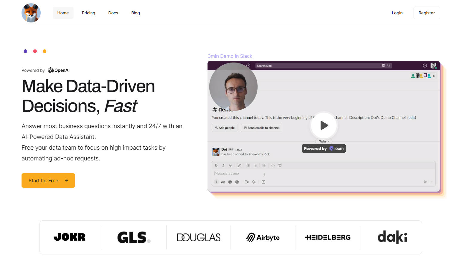 Dot - Chat with your Data gallery image