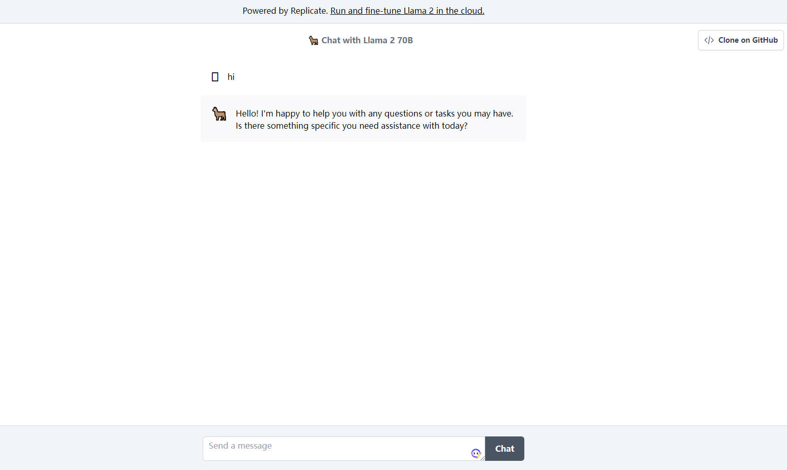 Chat with Llama 2 gallery image