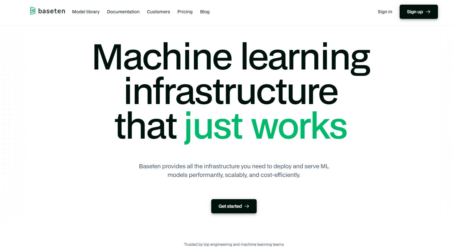 Baseten gallery image