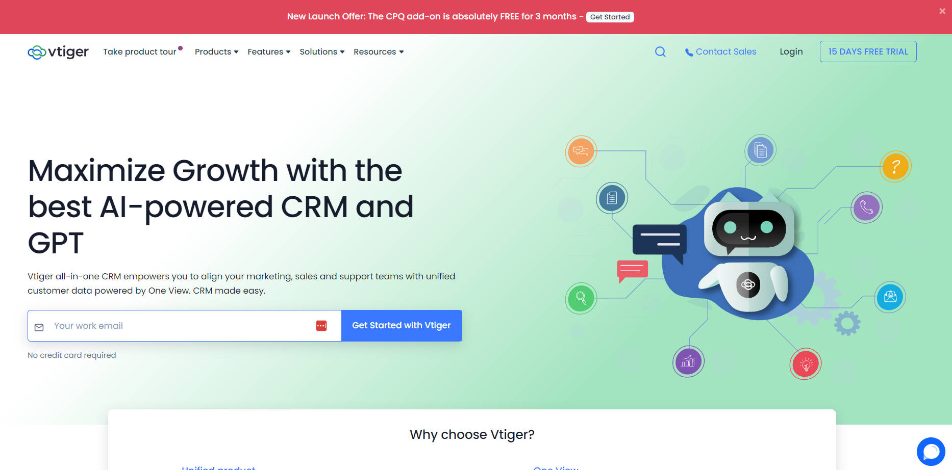 Vtiger CRM gallery image
