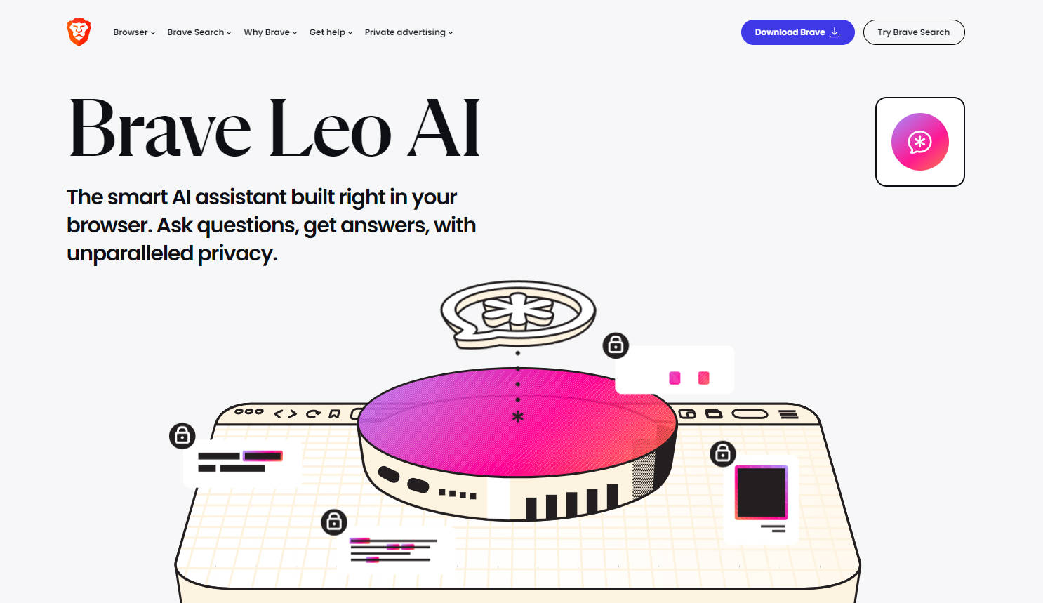Brave Leo AI gallery image