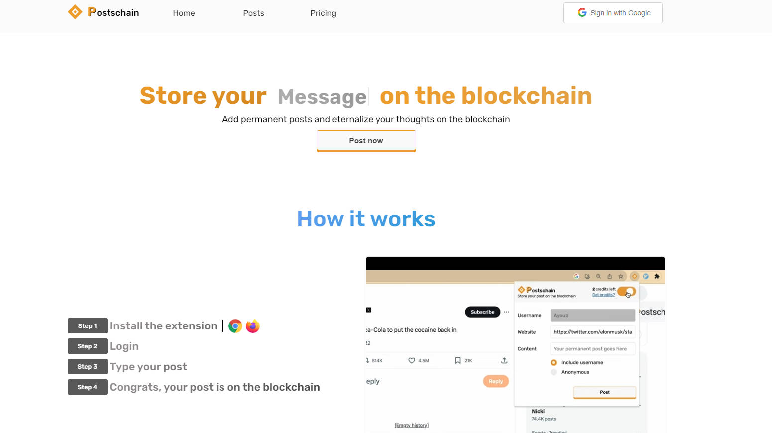 Postschain gallery image