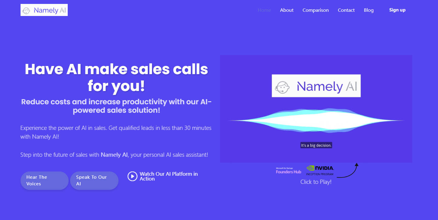 Namely AI gallery image