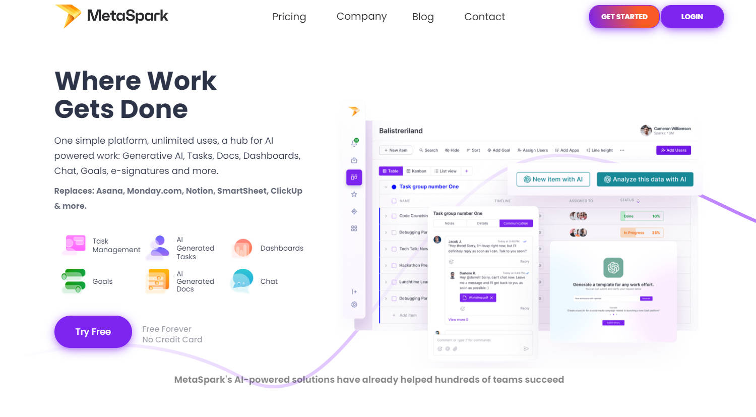 MetaSpark gallery image