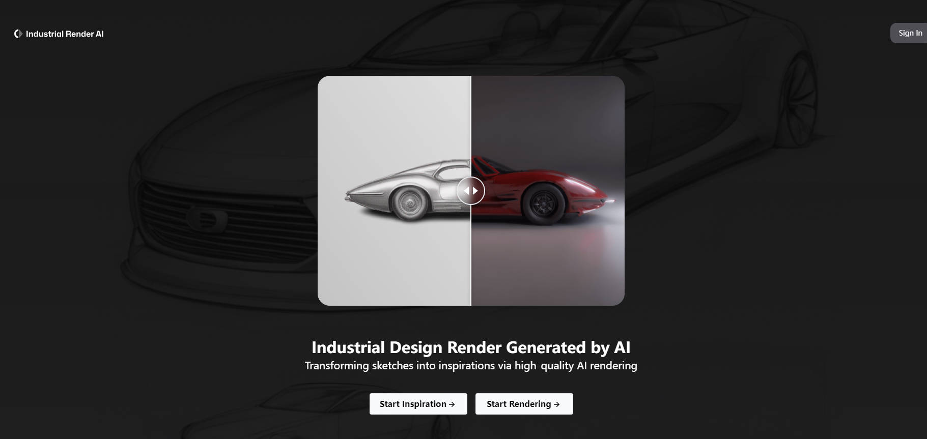 Industrial Render AI gallery image