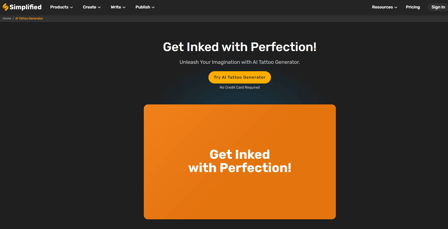 AI Tattoo Generator by simplified gallery image