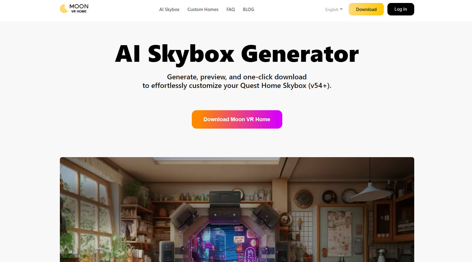 MoonVRHome Skybox AI gallery image