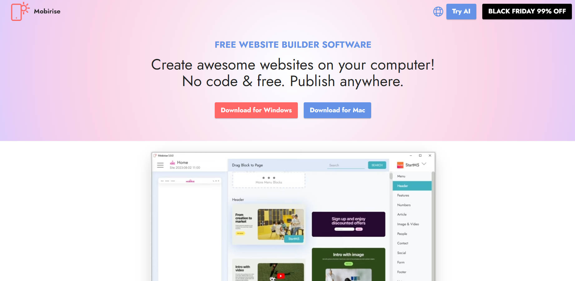 Mobirise AI gallery image