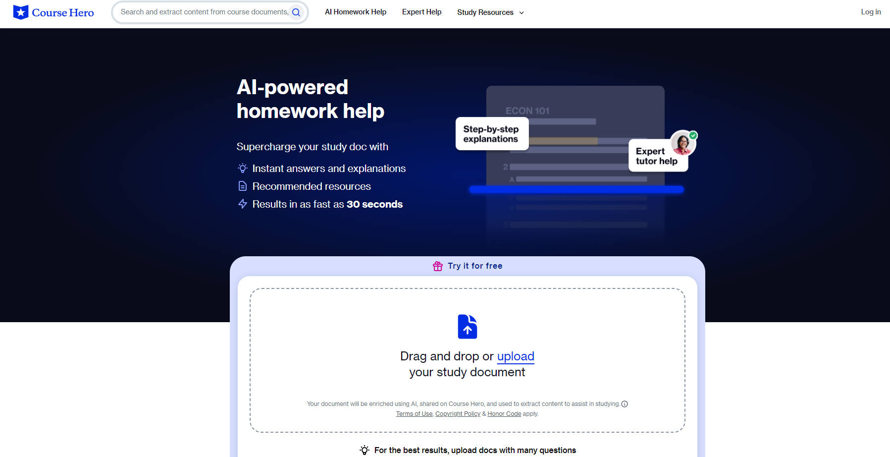 AI Homework Help by coursehero gallery image