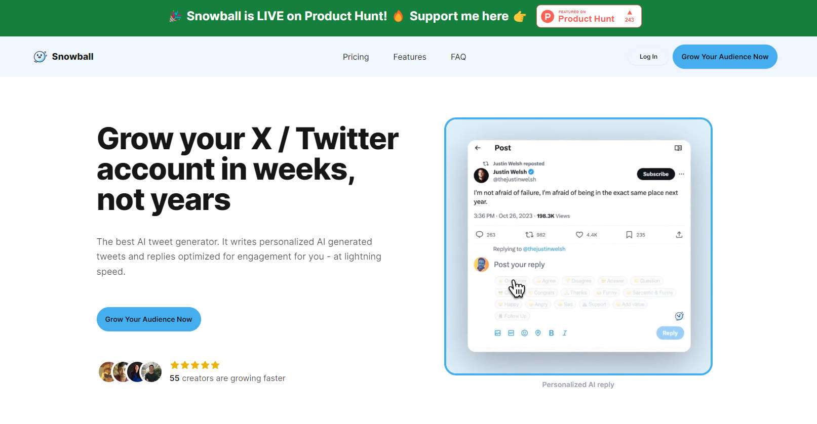 Snowball gallery image