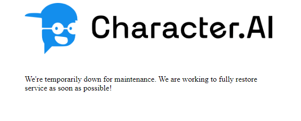 Why is character ai down？What's Happening