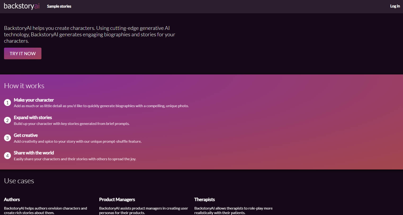 BackstoryAI gallery image