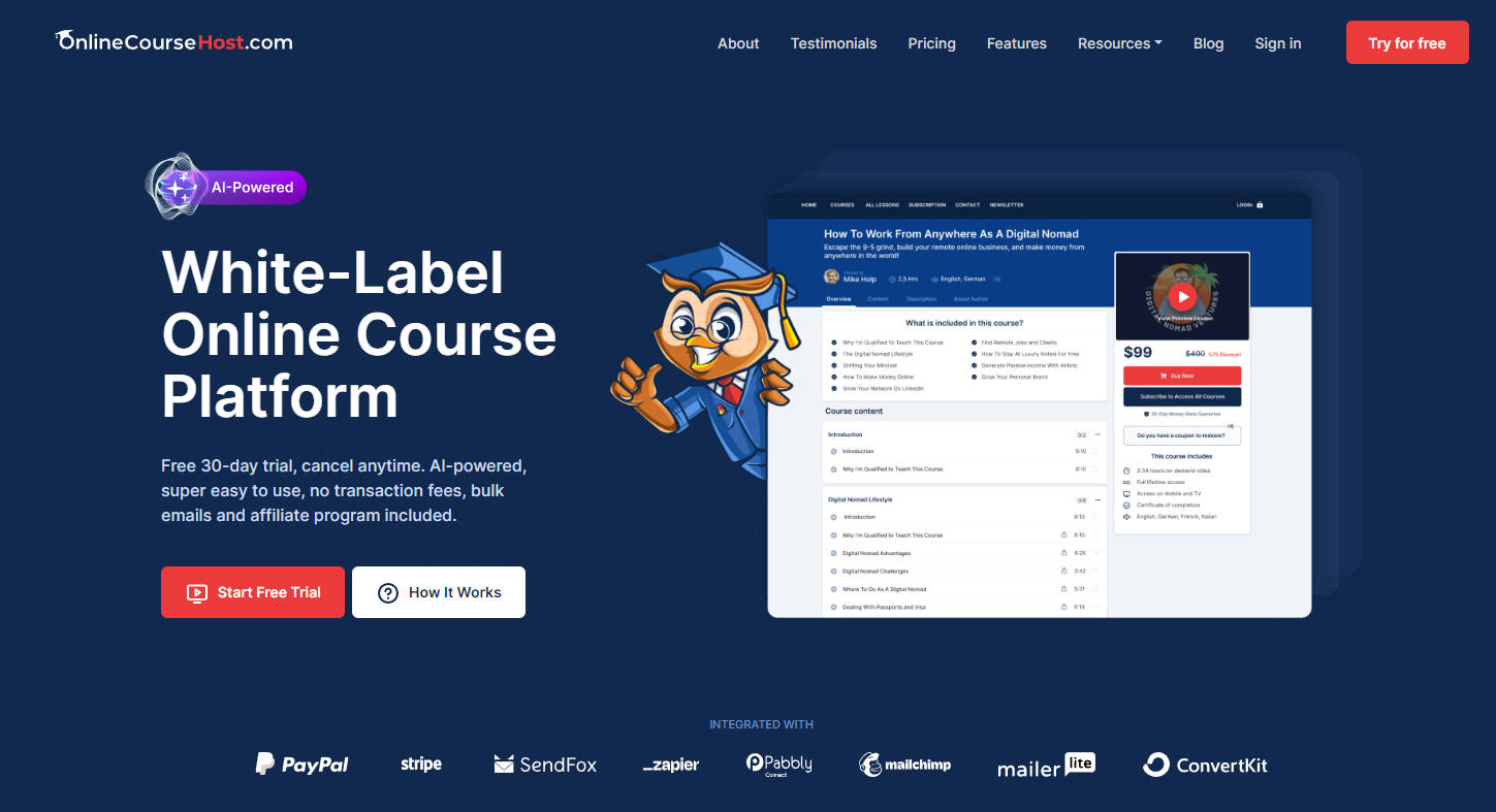 OnlineCourseHost.com gallery image