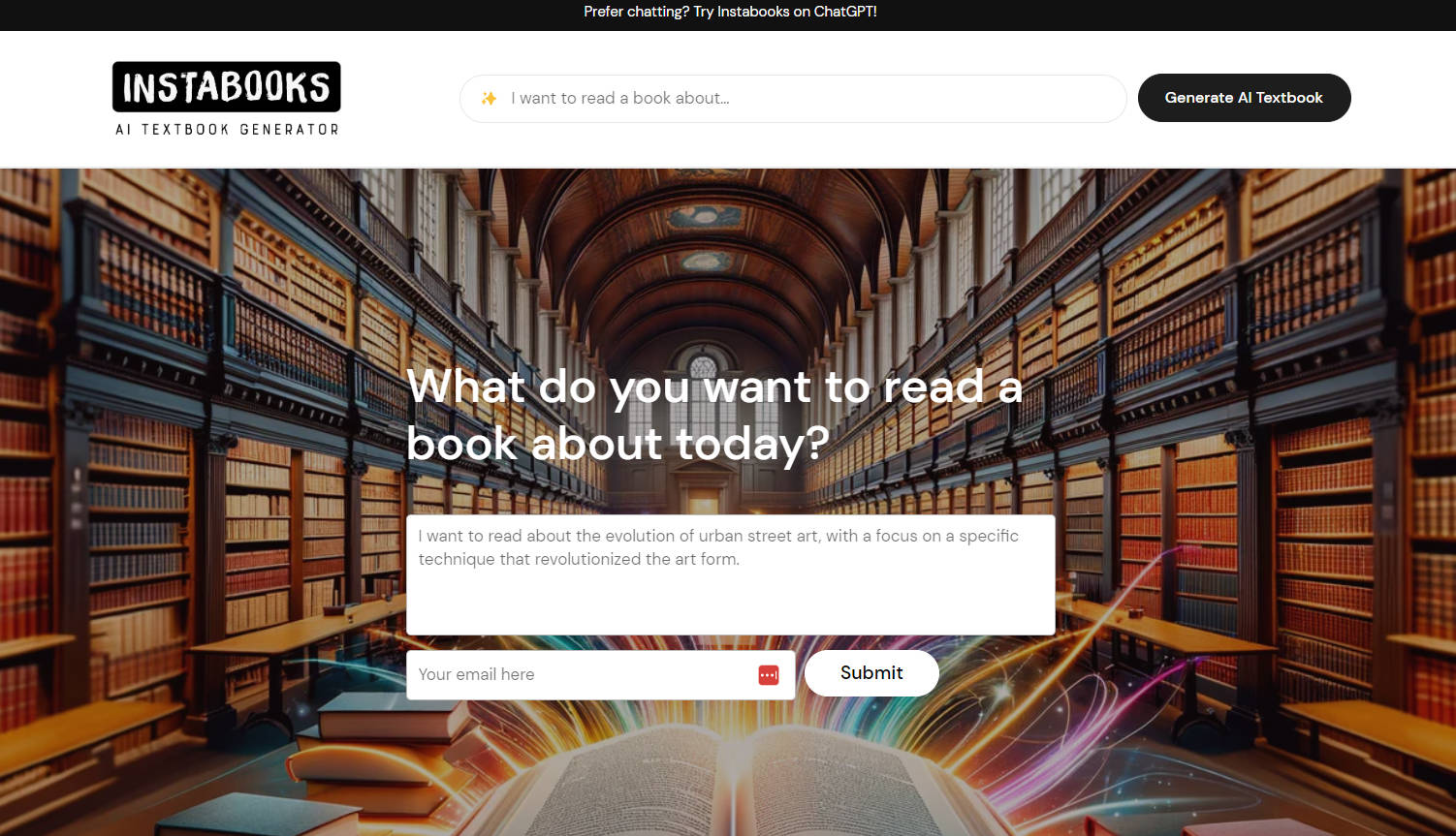 Instabooks AI gallery image