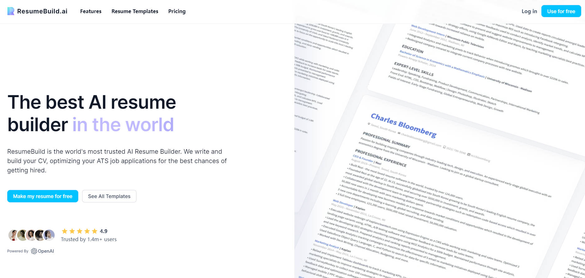 ResumeBuild gallery image