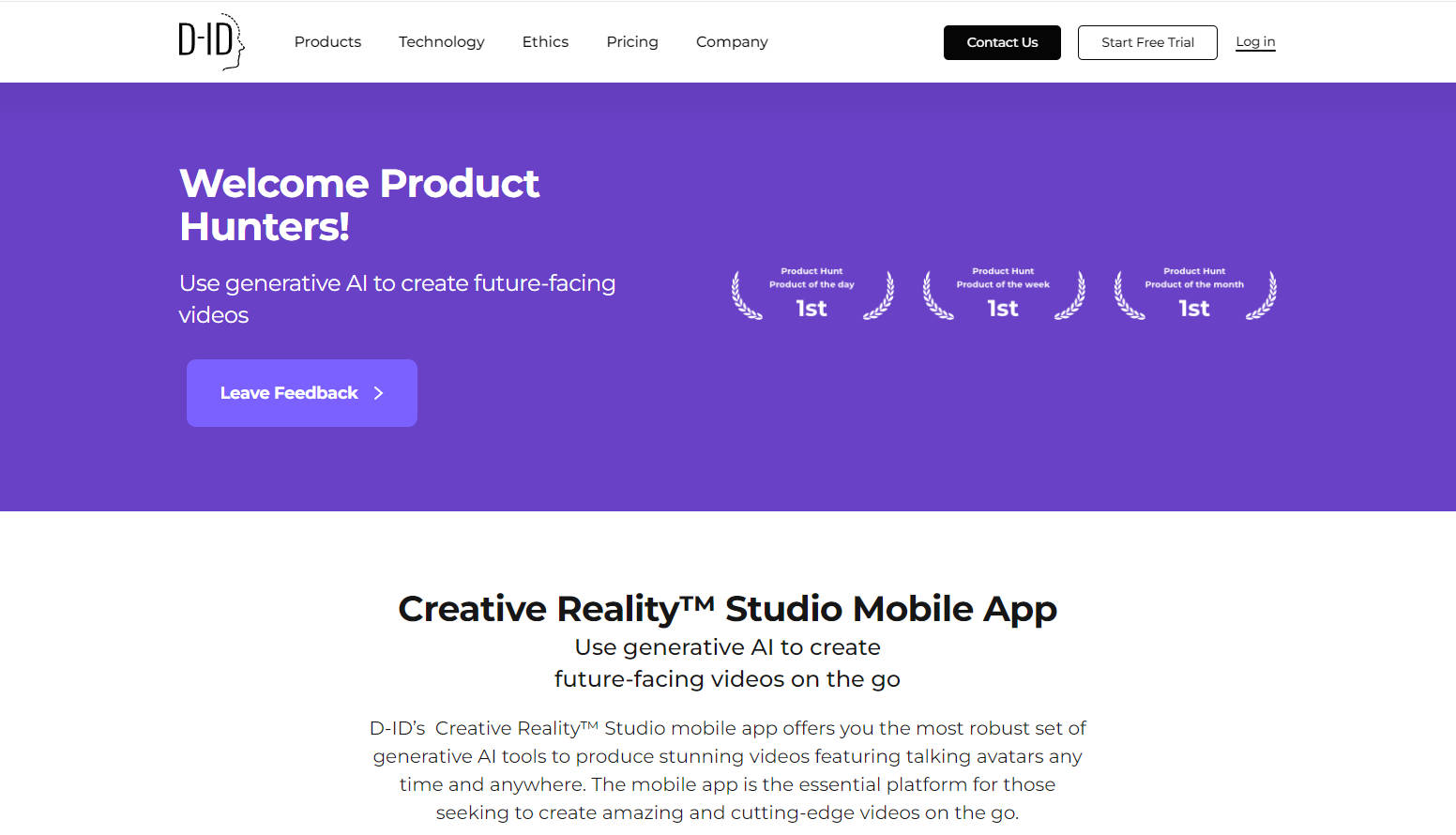 D-ID: AI Video Generator gallery image