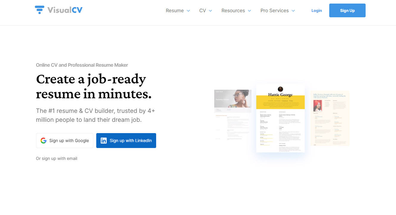 VisualCV gallery image