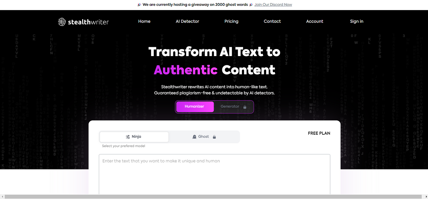 Stealth Writer AI: Revolutionizing Content Humanization