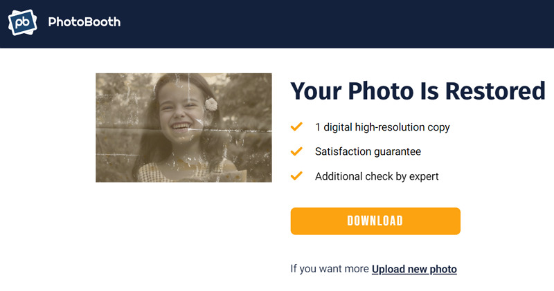 PhotoBooth Restore Old Photos