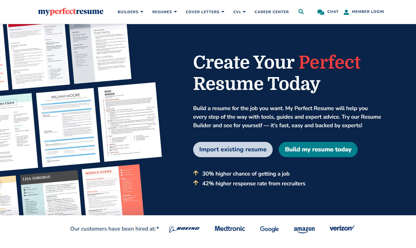 My Perfect Resume gallery image