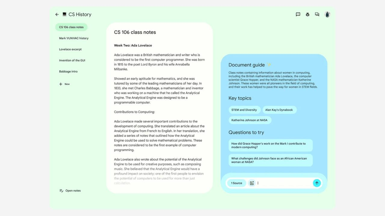 NotebookLM: Google Labs' AI-Powered Writing and Reading Assistant