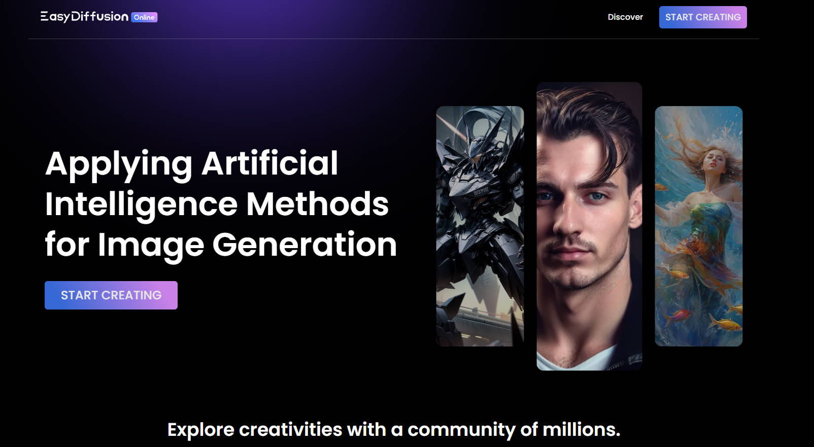 EasyDiffusion Online gallery image