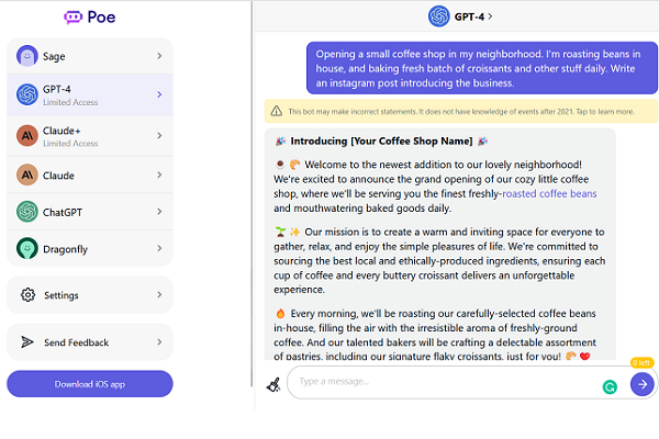Quora Unveils Subscriptions for Generative AI Chatbot Hub Poe - Voicebot.ai