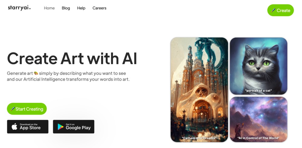 StarryAI Review: Unleashing Creativity with AI-Powered Art
