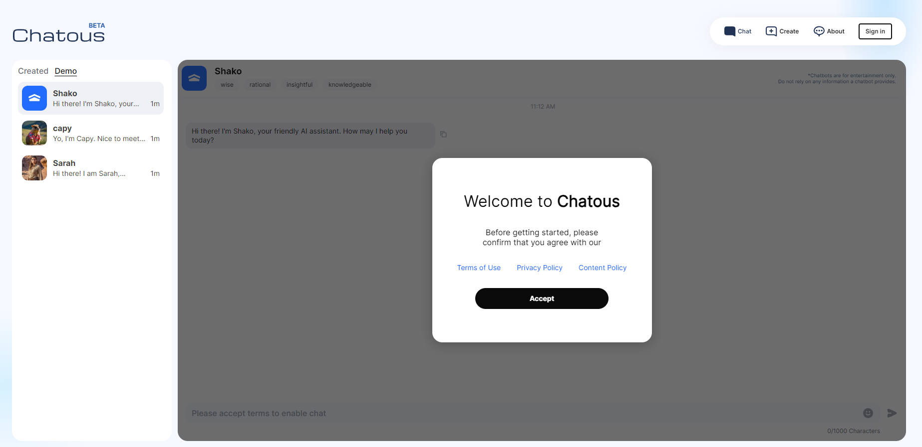 Chatous gallery image