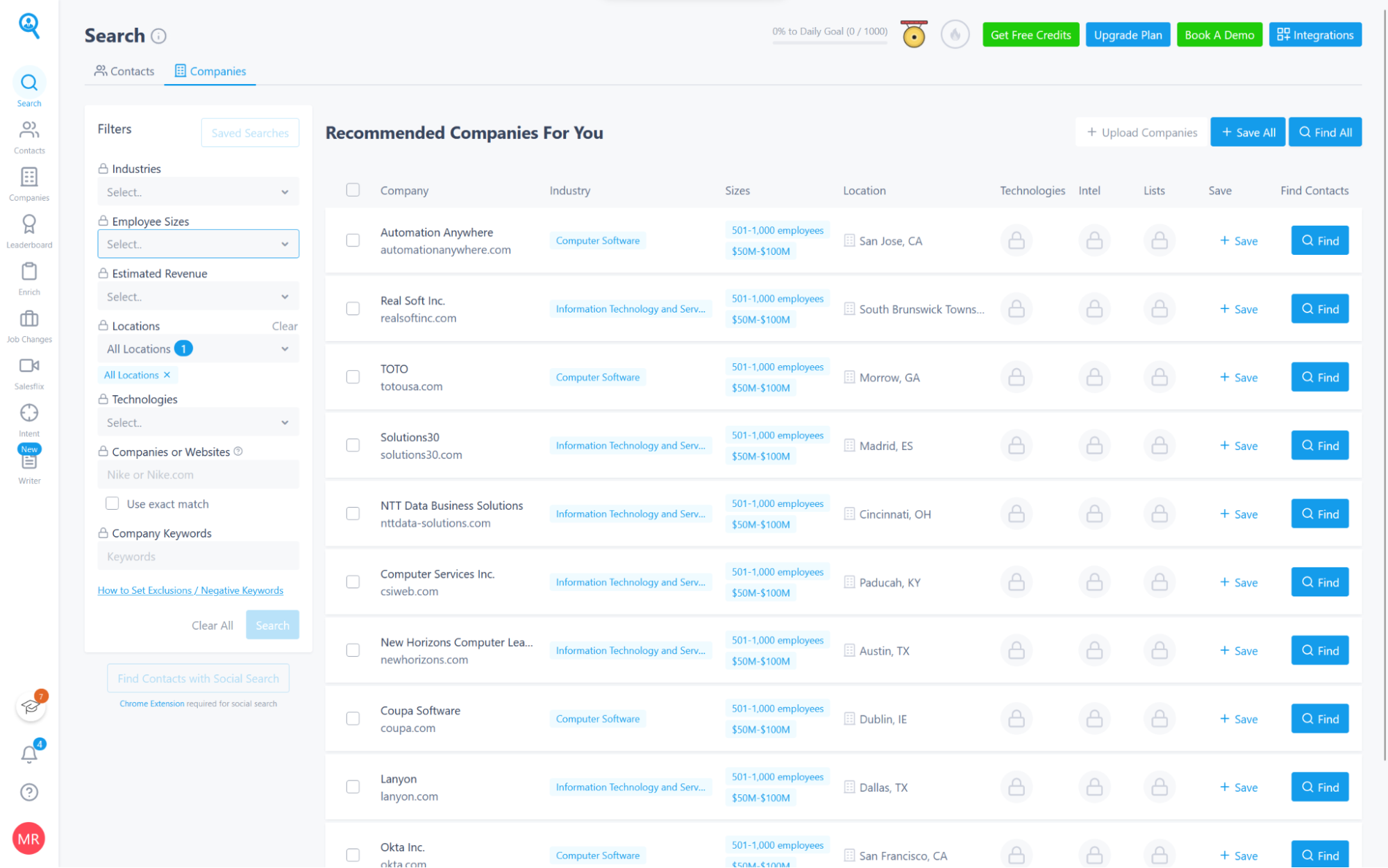Seamless.AI Review: Seamlessly Building a Lead List