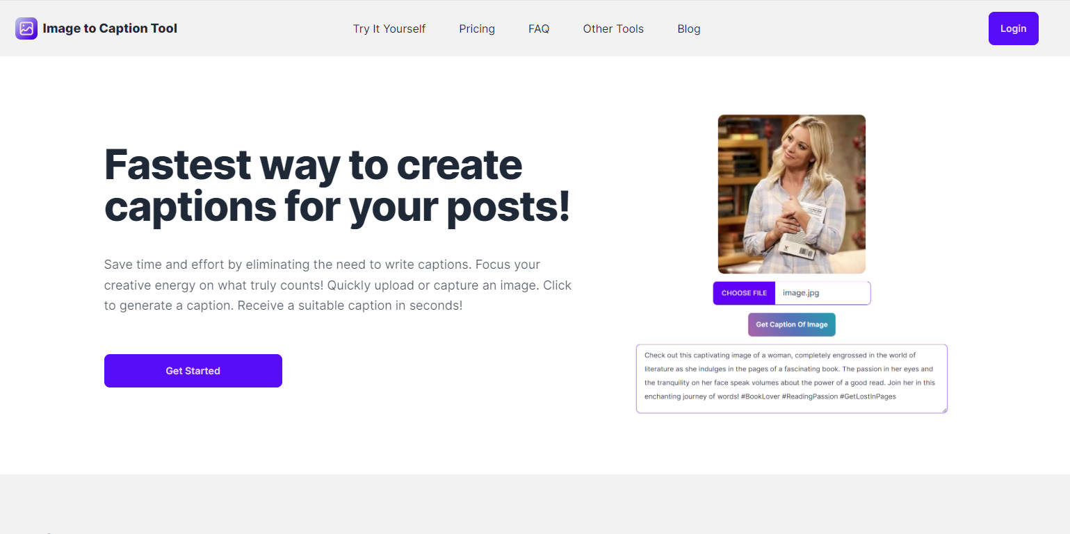 Image to Caption Tool gallery image